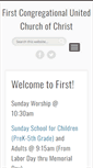 Mobile Screenshot of firstcongregational.net